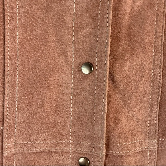 Wilsons Leather Maxima dusty Pink Suede Jacket size:L
Western Snap Button - Picture 7 of 15